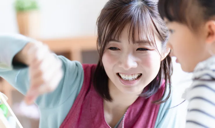 診察中の託児を行なっています